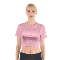 Pink-75 Cotton Crop Top