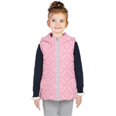 Pink-75 Kids  Hooded Puffer Vest by nateshop