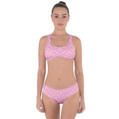 Pink-75 Criss Cross Bikini Set by nateshop