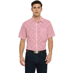 Pink-75 Men s Short Sleeve Pocket Shirt  by nateshop