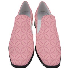 Pink-75 Women Slip On Heel Loafers by nateshop