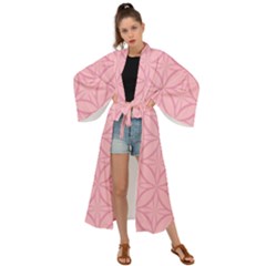 Pink-75 Maxi Kimono by nateshop