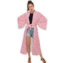 Pink-75 Maxi Kimono View1