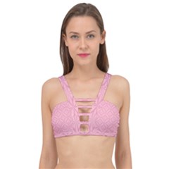 Pink-75 Cage Up Bikini Top by nateshop