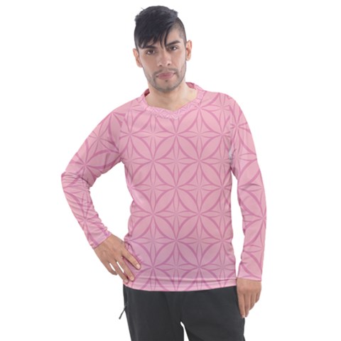 Pink-75 Men s Pique Long Sleeve Tee by nateshop