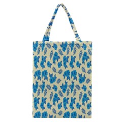 Rose-blue Classic Tote Bag by nateshop