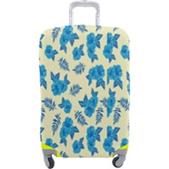 Rose-blue Luggage Cover (large) by nateshop