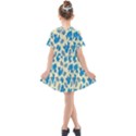 Rose-blue Kids  Short Sleeve Shirt Dress View2