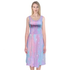 Space-25 Midi Sleeveless Dress by nateshop