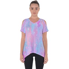 Space-25 Cut Out Side Drop Tee by nateshop