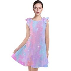 Space-25 Tie Up Tunic Dress by nateshop