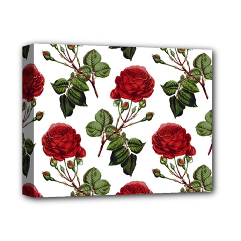 Roses-51 Deluxe Canvas 14  X 11  (stretched) by nateshop