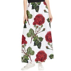 Roses-51 Maxi Chiffon Skirt by nateshop