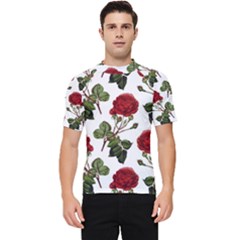 Roses-51 Men s Short Sleeve Rash Guard by nateshop