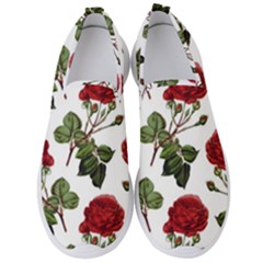 Roses-51 Men s Slip On Sneakers by nateshop