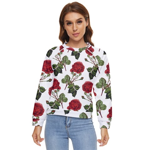 Roses-51 Women s Long Sleeve Raglan Tee by nateshop