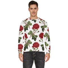 Roses-51 Men s Fleece Sweatshirt by nateshop