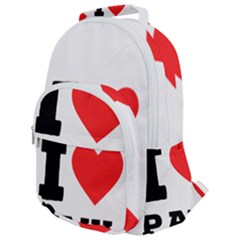 I Love Paul Rounded Multi Pocket Backpack by ilovewhateva