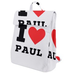 I Love Paul Flap Top Backpack by ilovewhateva