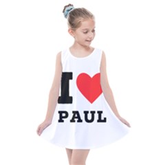 I Love Paul Kids  Summer Dress by ilovewhateva