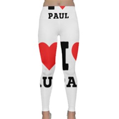 I Love Paul Lightweight Velour Classic Yoga Leggings by ilovewhateva