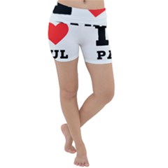 I Love Paul Lightweight Velour Yoga Shorts by ilovewhateva