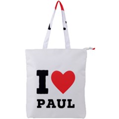 I Love Paul Double Zip Up Tote Bag by ilovewhateva