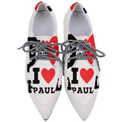 I Love Paul Pointed Oxford Shoes by ilovewhateva