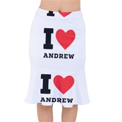 I Love Andrew Short Mermaid Skirt by ilovewhateva