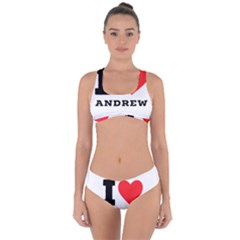 I Love Andrew Criss Cross Bikini Set by ilovewhateva