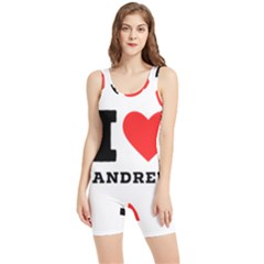 I Love Andrew Women s Wrestling Singlet by ilovewhateva