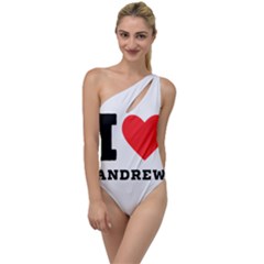 I Love Andrew To One Side Swimsuit by ilovewhateva