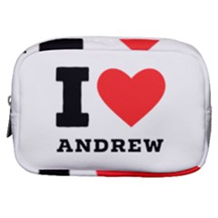 I Love Andrew Make Up Pouch (small) by ilovewhateva