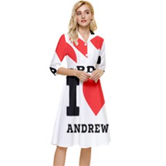 I Love Andrew Classy Knee Length Dress by ilovewhateva