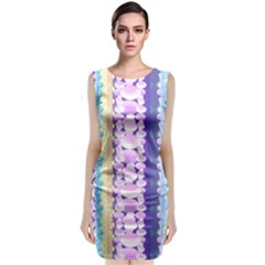 Background Graphic Beautiful Wallpaper Art Classic Sleeveless Midi Dress