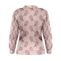 Flowers Bloom Blossom Pastel Pink Pattern Women s Sweatshirt View2