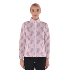 Flowers Bloom Blossom Pastel Pink Pattern Women s Bomber Jacket by Jancukart