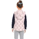 Flowers Bloom Blossom Pastel Pink Pattern Kids  Hooded Puffer Vest View2