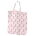 Flowers Bloom Blossom Pastel Pink Pattern Giant Grocery Tote View1