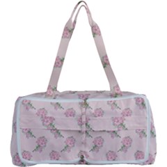 Flowers Bloom Blossom Pastel Pink Pattern Multi Function Bag