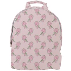 Flowers Bloom Blossom Pastel Pink Pattern Mini Full Print Backpack