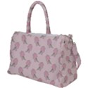 Flowers Bloom Blossom Pastel Pink Pattern Duffel Travel Bag View1