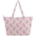 Flowers Bloom Blossom Pastel Pink Pattern Full Print Shoulder Bag View2