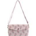 Flowers Bloom Blossom Pastel Pink Pattern Removable Strap Clutch Bag View1