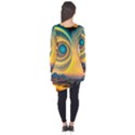 Ai Generated Surrealist Fantasy Dream Moon Space Long Sleeve Tunic  View2