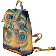 Ai Generated Surrealist Fantasy Dream Moon Space Buckle Everyday Backpack