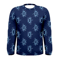 Background Microchips Graphic Beautiful Wallpaper Men s Long Sleeve Tee