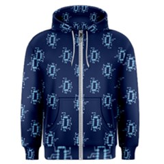 Background Microchips Graphic Beautiful Wallpaper Men s Zipper Hoodie