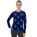 Background Microchips Graphic Beautiful Wallpaper Women s Pique Long Sleeve Tee View1