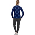 Background Microchips Graphic Beautiful Wallpaper Women s Pique Long Sleeve Tee View2